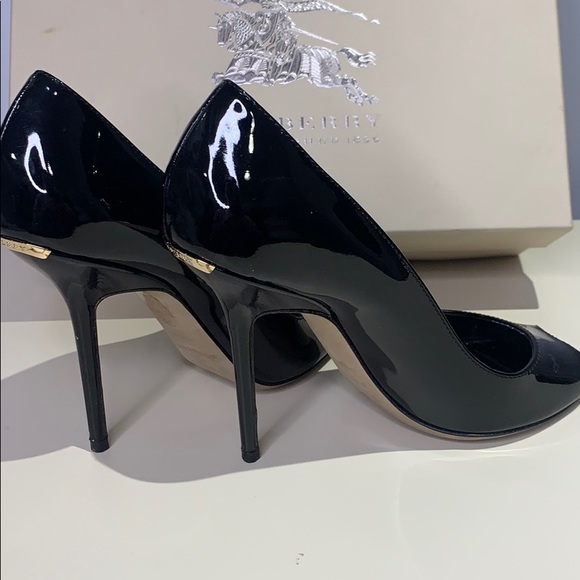 Burberry Kensal 100 Peep Toe Pump - Picture 3 of 9